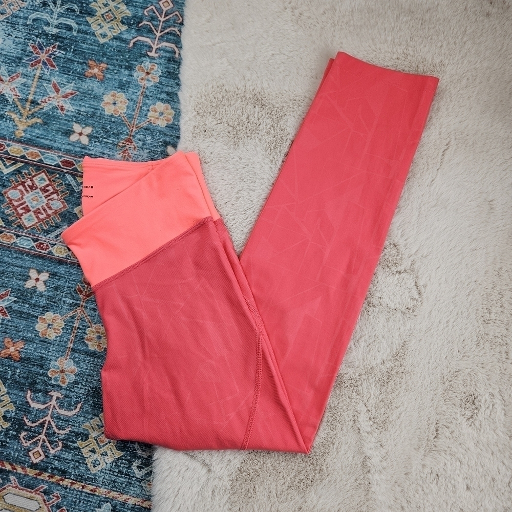 Under Armour Running Leggings UA HeatGear Vanish Printed Pink
